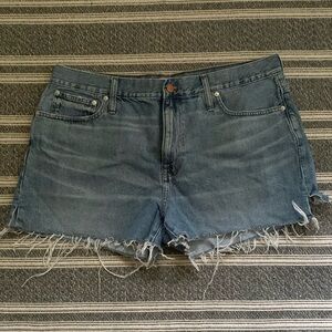 Madewell High Rise Relaxed Denim Shorts